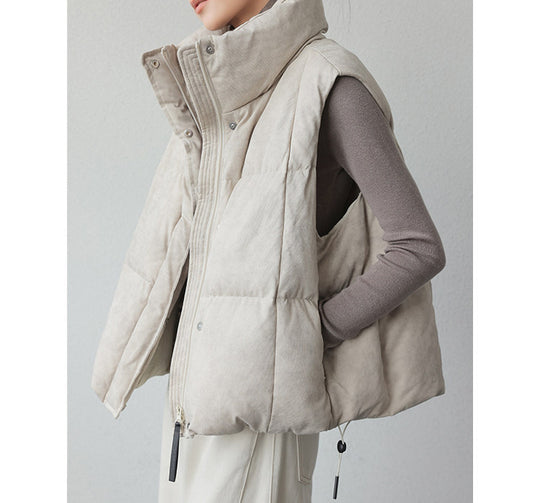 Damen Stylische gesteppte Weste Nord Taschen