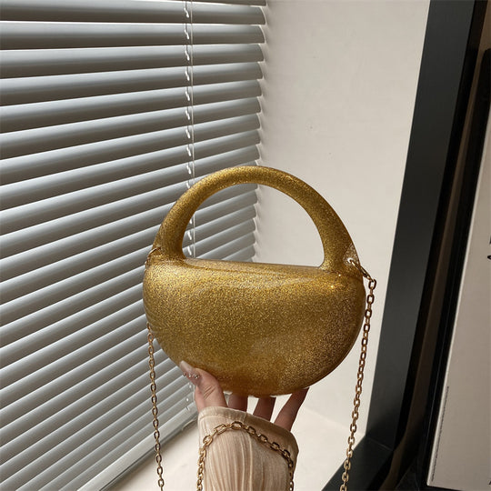Damen elegante Handtasche im modernen Glamour-Stil mit Glitzerdetails Nord Taschen