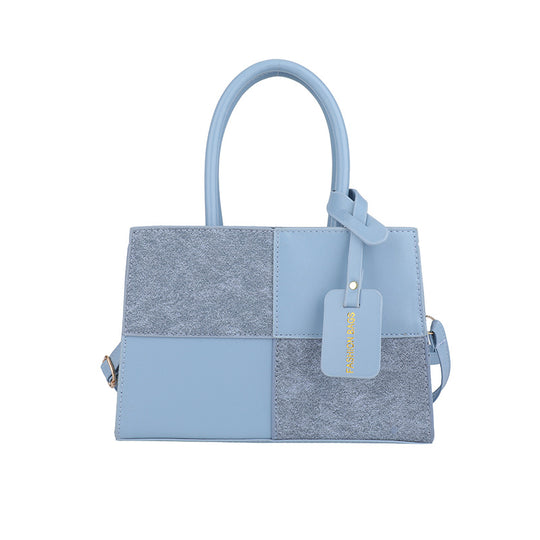 Damen elegante Handtasche mit strukturiertem Patchwork-Design Nord Taschen