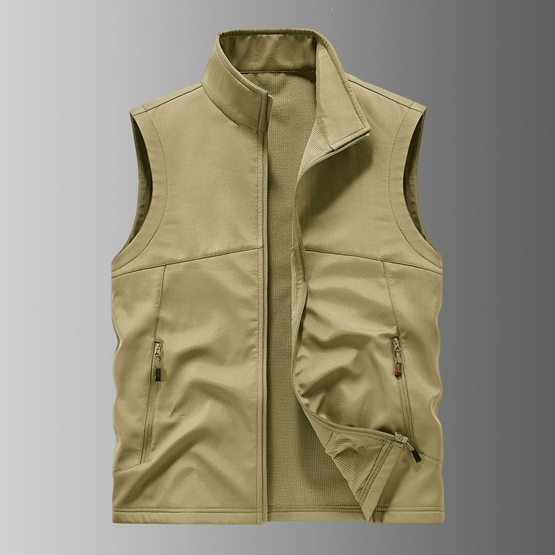 Herren Softshell-Weste mit Fleece-Innenfutter, winddicht und wasserabweisend Nord Taschen