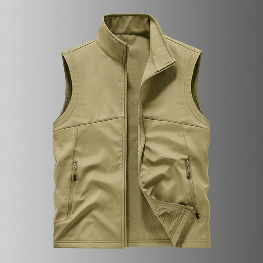 Herren Softshell-Weste mit Fleece-Innenfutter, winddicht und wasserabweisend Nord Taschen