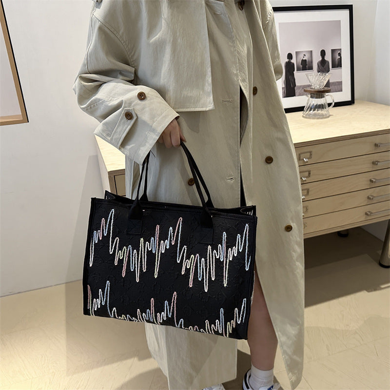 Damen Einkaufstasche mit hochwertigem gestepptem Design Nord Taschen