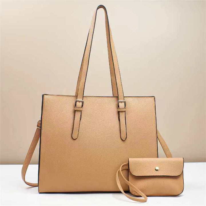 Damen elegante Shopper-Tasche mit abnehmbarer Mini-Tasche Nord Taschen