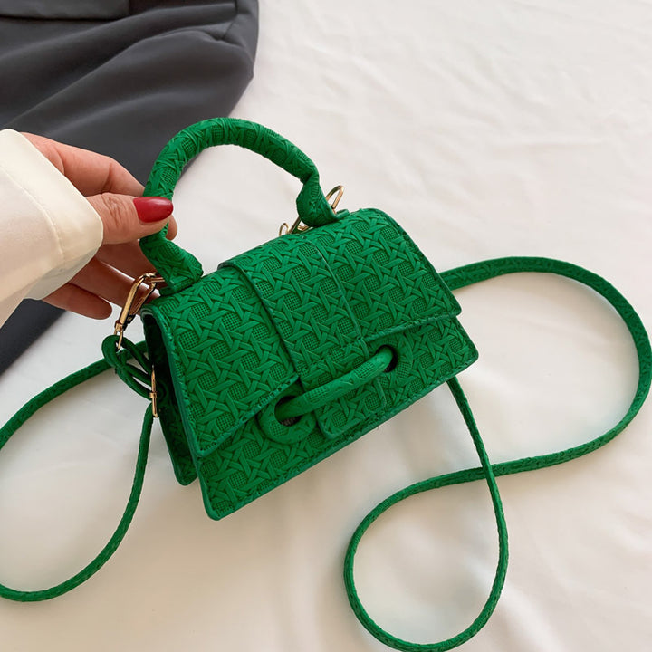 Damen elegante Umhängetasche mit kunstvollem geflochtenem Design Nord Taschen
