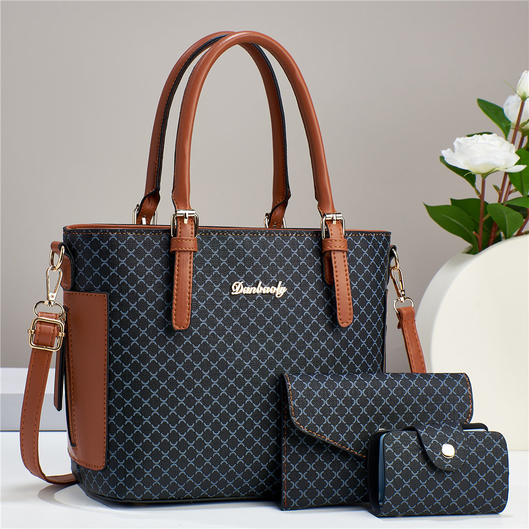 Damen modische Tragetasche mit abnehmbarem Portemonnaie Nord Taschen
