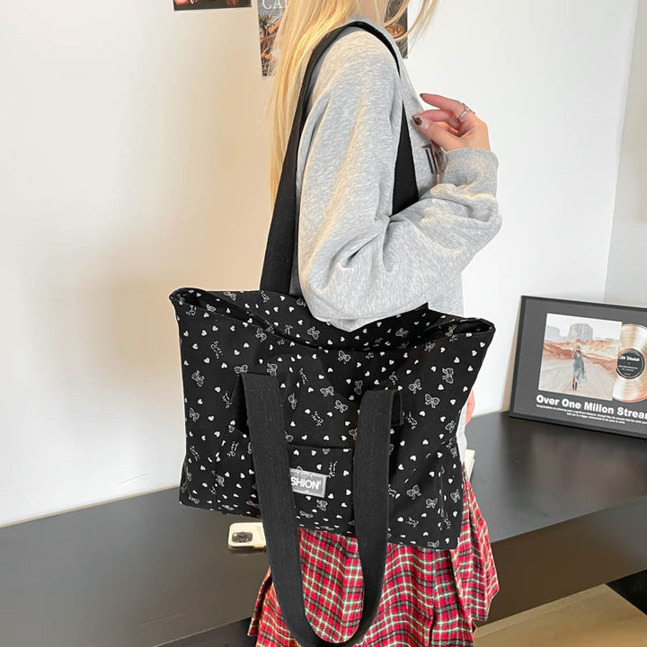 Damen modische Tragetasche mit Herzdesign Nord Taschen