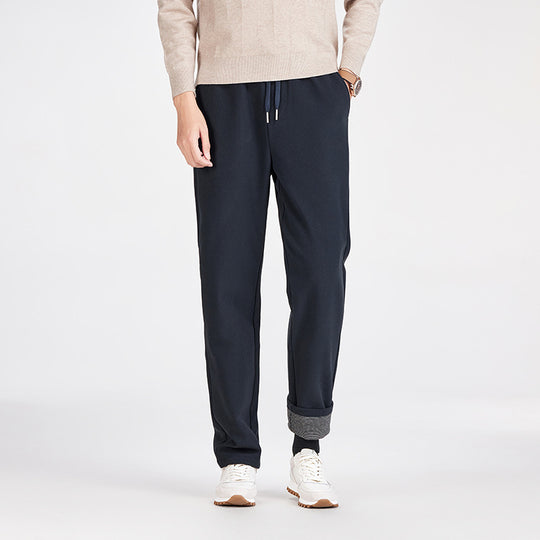 Herren Legere Jogginghose mit geradem Schnitt, elastischem Bund und umgeschlagenem Saum Nord Taschen