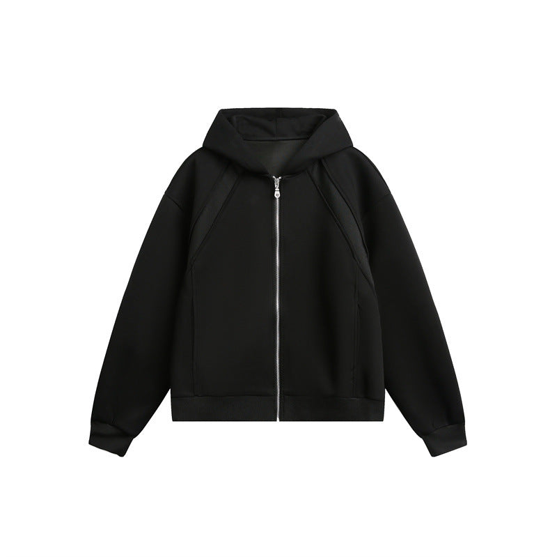 Unisex Leichte Oversize‑Kapuzen‑Sweatjacke mit durchgehendem Reißverschluss, Raglanärmeln und Eingrifftaschen Nord Taschen