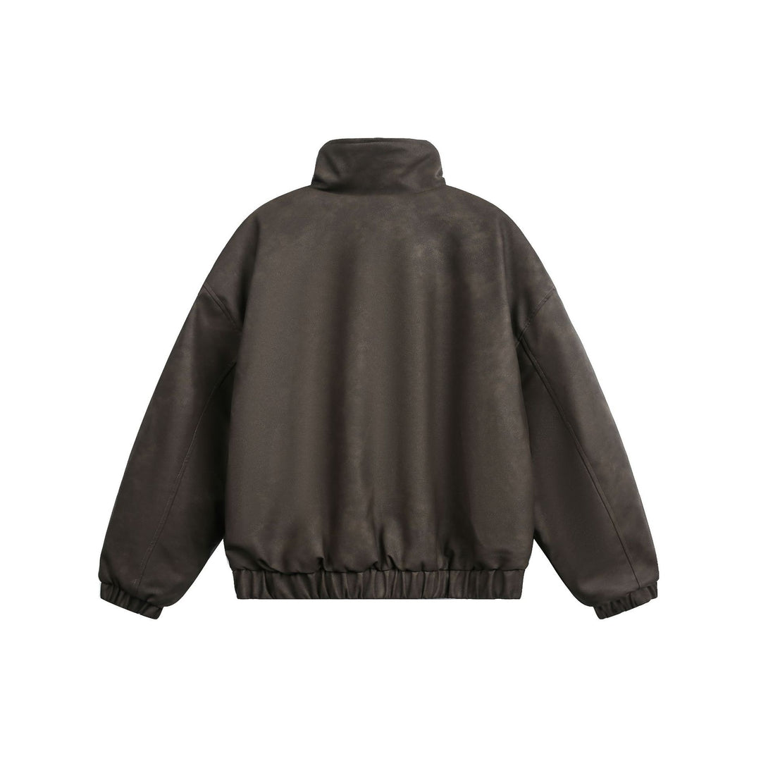 Herren Boxy‑Bomber im Aviatorstil mit faux‑Fur Innenfutter und hohem Stehkragen Nord Taschen