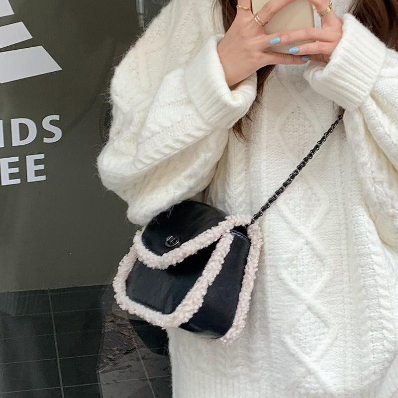 Damen Hobo-Tasche mit luxuriösem Kunstleder und geflochtenem Detail Nord Taschen