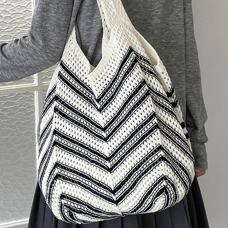 Damen Häkel Tote Bag Nord Taschen