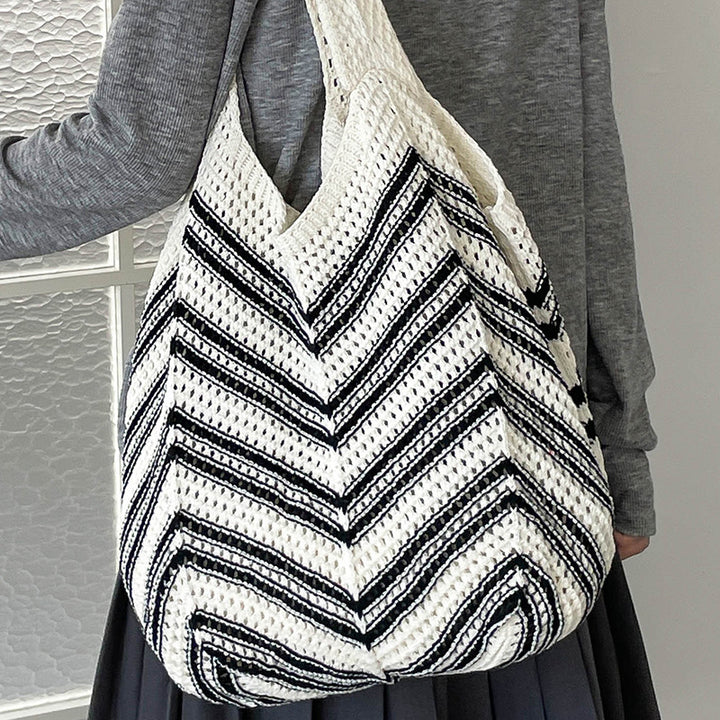 Damen Häkel Tote Bag Nord Taschen