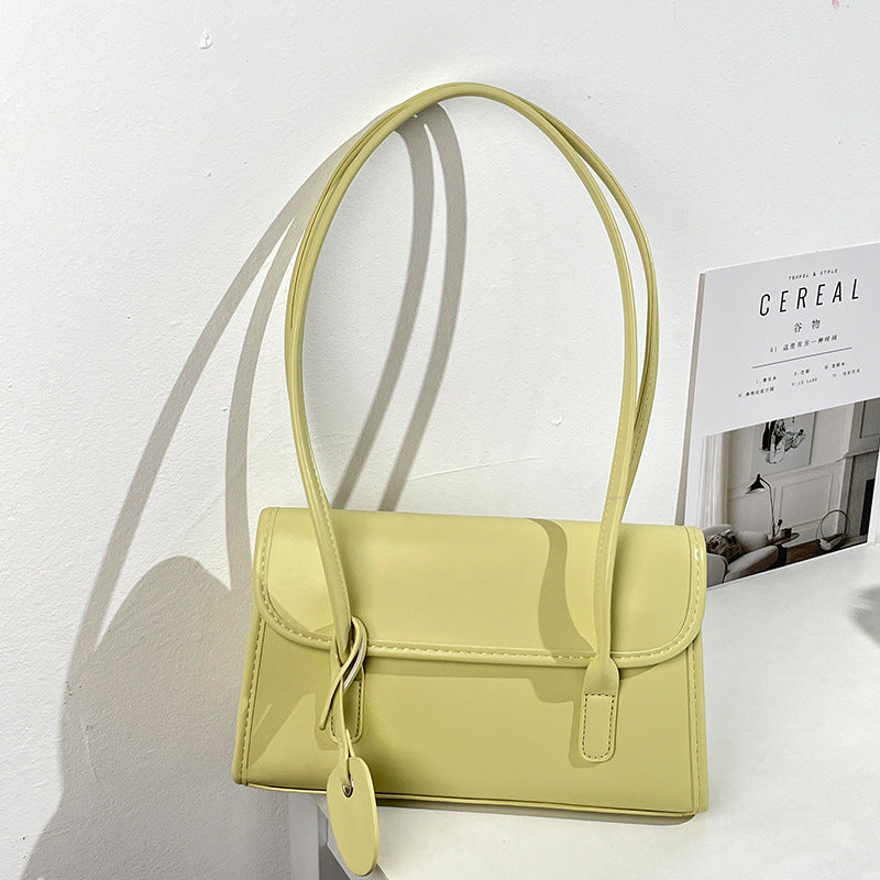 Damen elegante Handtasche mit strukturiertem Klappenverschluss Nord Taschen