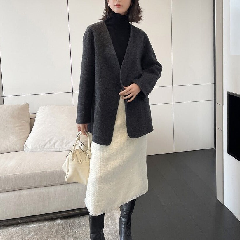Damen Elegante und lässige Strickjacke Nord Taschen