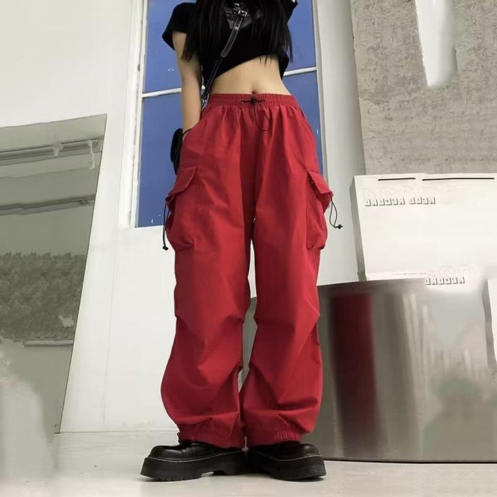 Damen Cargo-Hose mit weitem Schnitt und praktischen Taschen