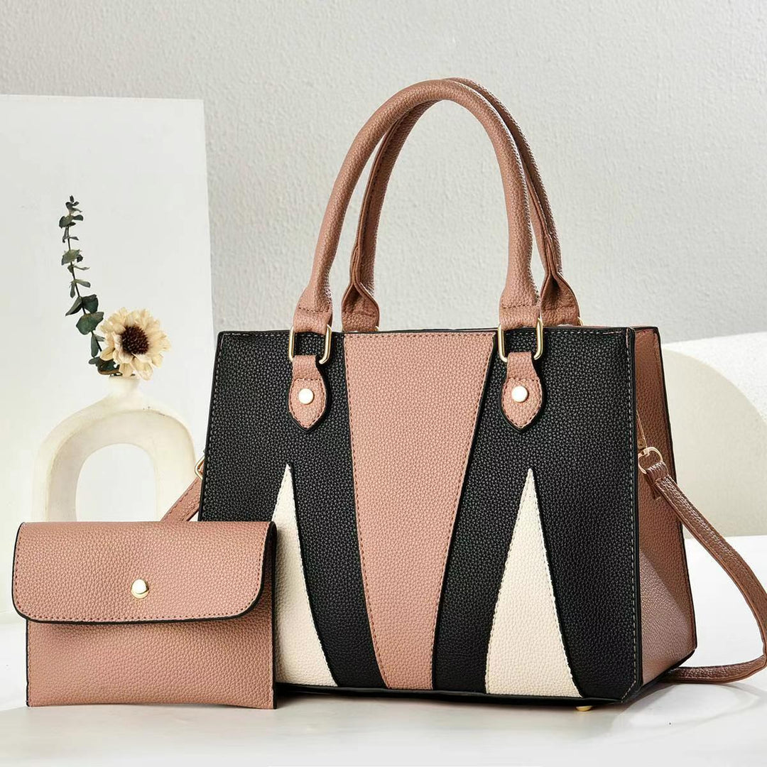 Damen modische Handtasche im modernen Design mit abnehmbarer Mini-Clutch Nord Taschen