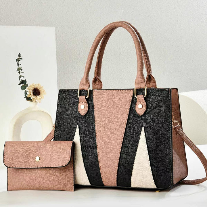 Damen modische Handtasche im modernen Design mit abnehmbarer Mini-Clutch Nord Taschen