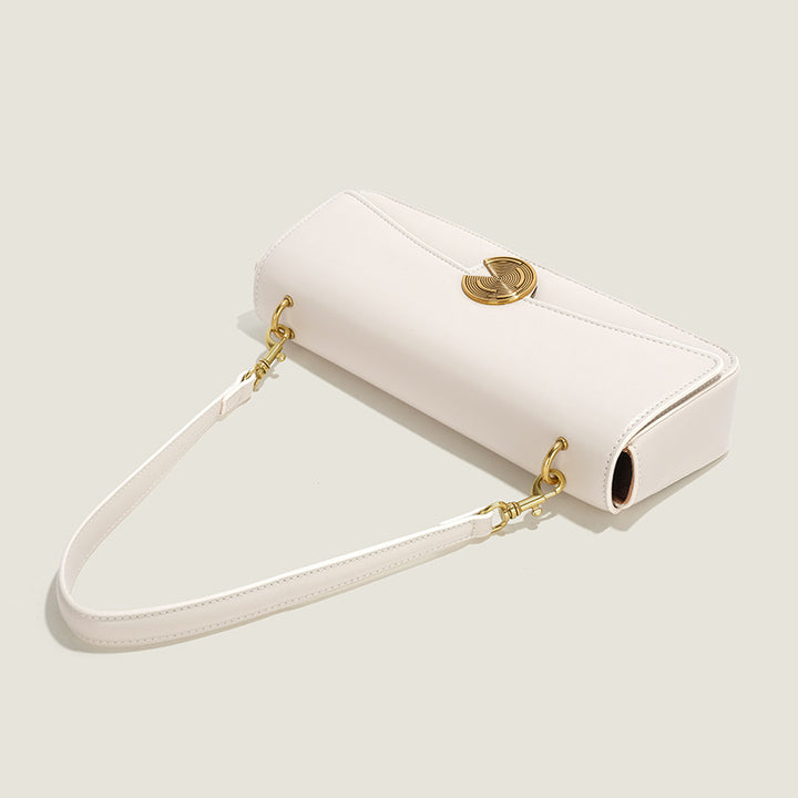 Damen Umhängetasche mit elegantem Druckverschluss und luxuriösen Goldakzenten Nord Taschen