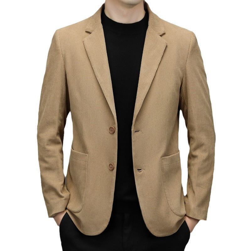 Herren Kordsakko Slim-Fit aus Baumwollmix mit aufgesetzten Taschen Nord Taschen