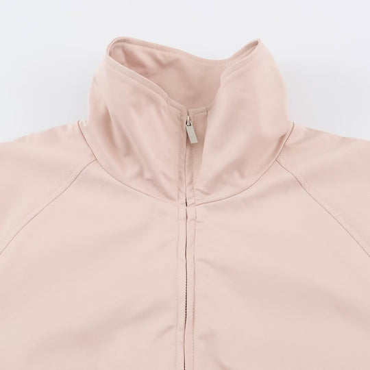 Damen Oversize-Trainingsjacke mit hohem Stehkragen, Raglanärmeln und verdecktem Reißverschluss Nord Taschen