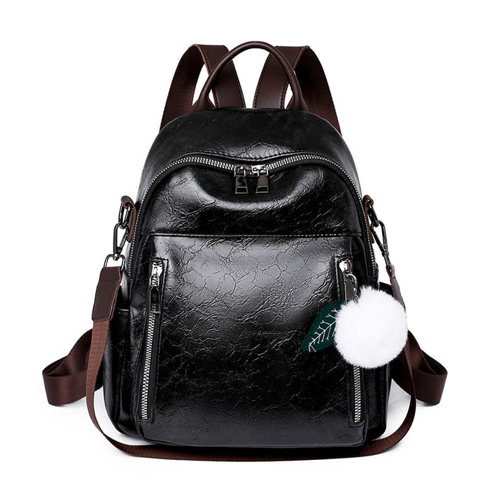 Damen modischer Rucksack mit eleganter Struktur und praktischen Reißverschlusstaschen Nord Taschen