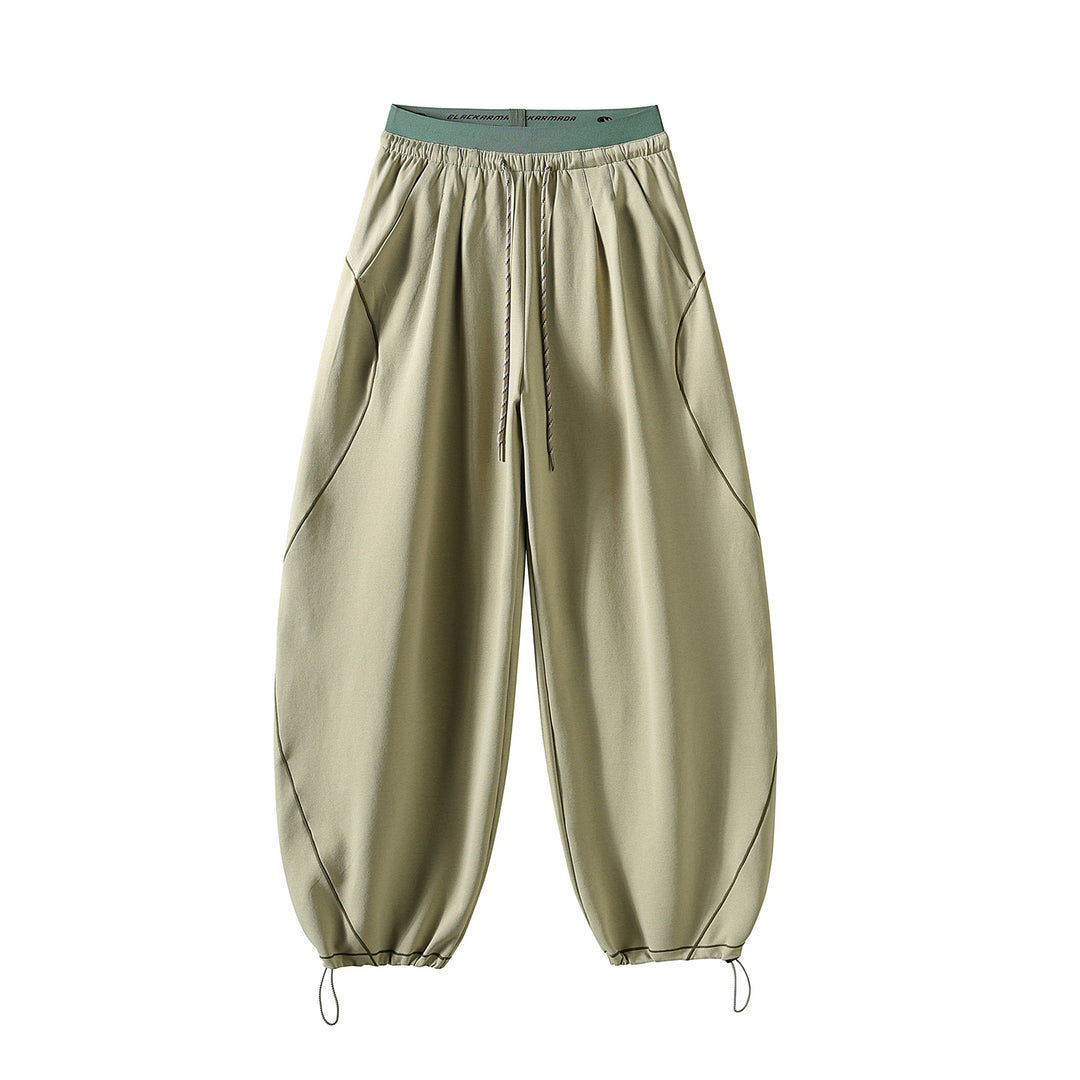 Unisex Weite Ballon-Jogginghose mit Kontrastpaspeln und verstellbaren Saumkordeln Nord Taschen