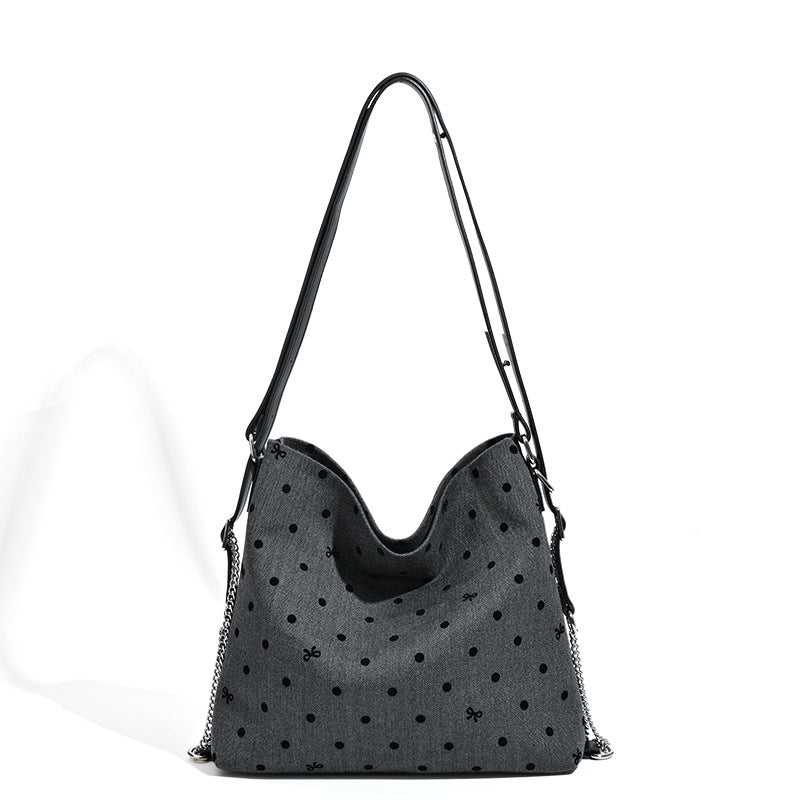 Damen Hobo-Tasche mit modischem Punktemuster und hochwertigem Material Nord Taschen