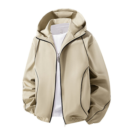 Herren Leichte Kapuzen‑Windjacke Nord Taschen