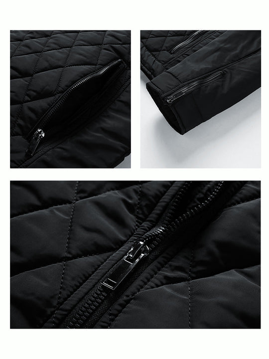Herren Steppjacke mit Thermofutter und Stehkragen Nord Taschen