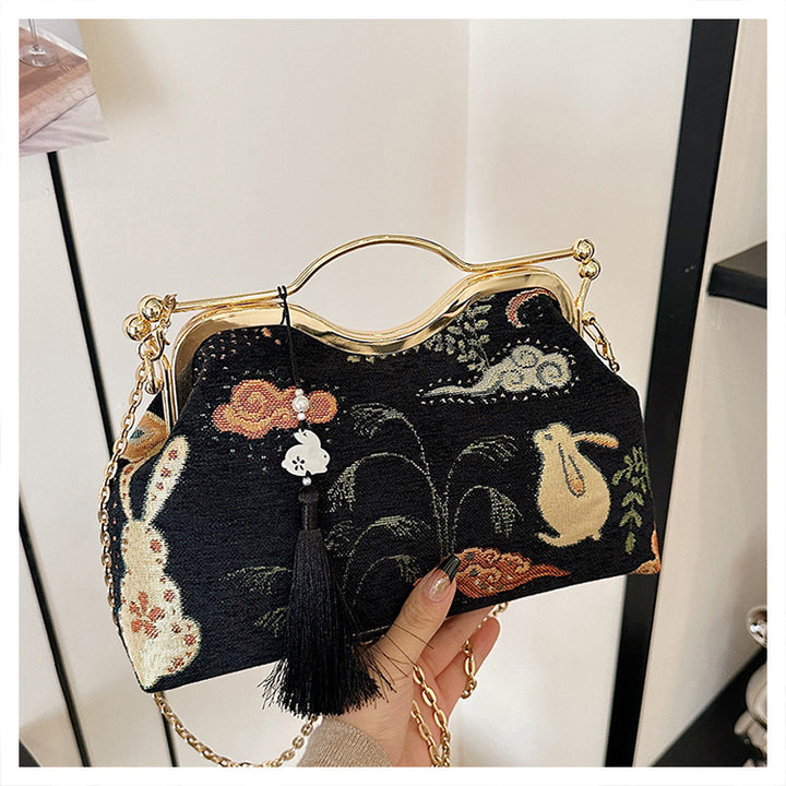 Damen elegante Umhängetasche im nostalgischen Design Nord Taschen
