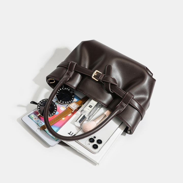 Damen Designer Handtasche mit abnehmbarem Schulterriemen Nord Taschen