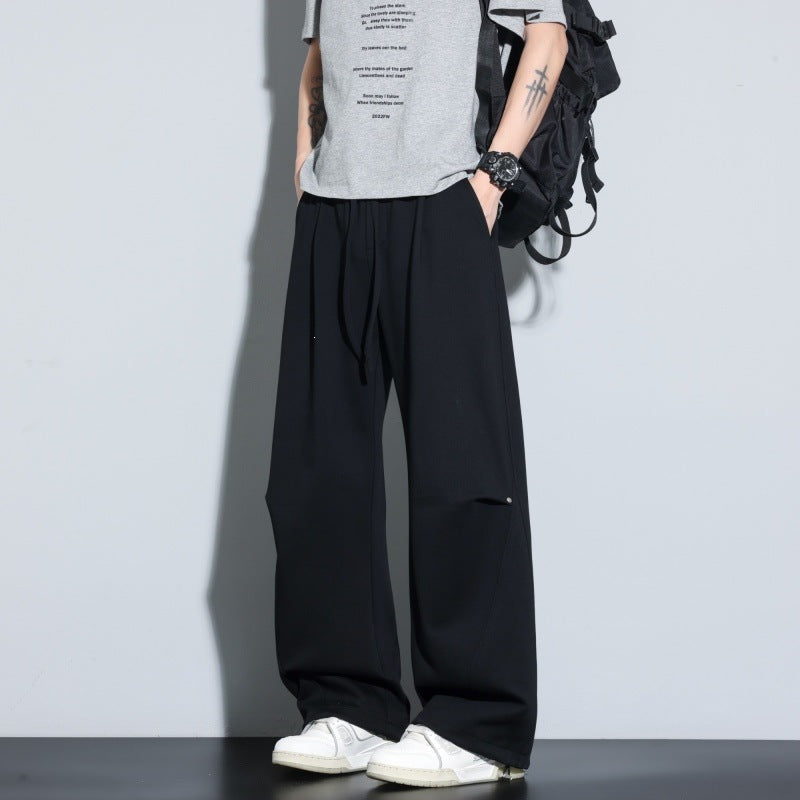Damen Weite Lagen-Loungehose mit Cargo-Details & elastischem Tunnelzug Nord Taschen