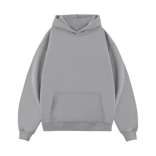 Unisex nan minimalistischer Oversize-Kapuzenpullover mit gedoppelter Kapuze, tiefer Schulter und breitem Rippbund Nord Taschen