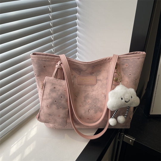 Damen Beuteltasche mit Sterne- und Mondmuster Nord Taschen