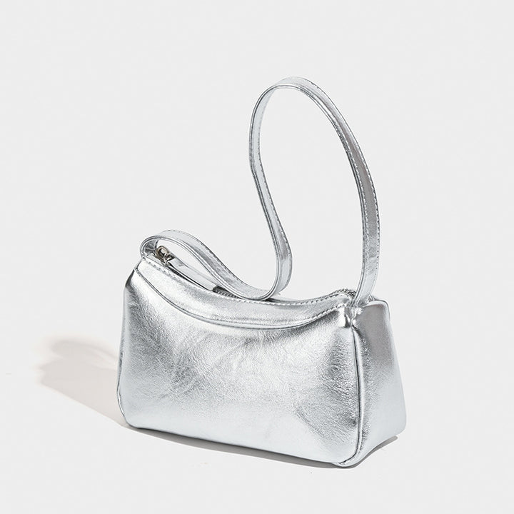 Damen modische Umhängetasche mit glänzender Metallic-Oberfläche Nord Taschen