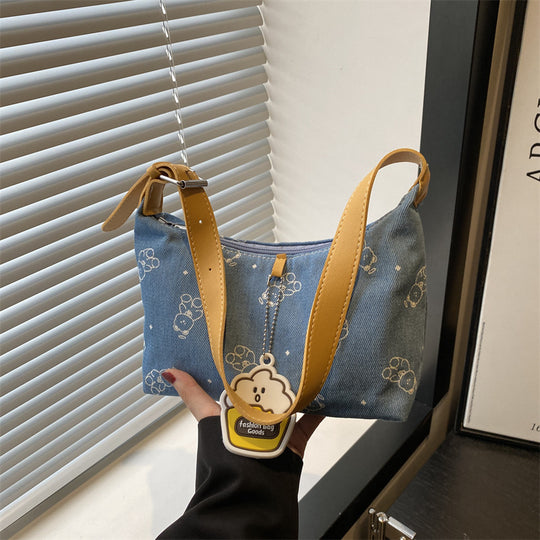 Damen Umhängetasche mit verspieltem Tiermotiv und abnehmbarem Schulterriemen Nord Taschen