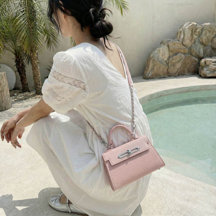 Damen Designer-Handtasche mit strukturierten Akzenten Nord Taschen