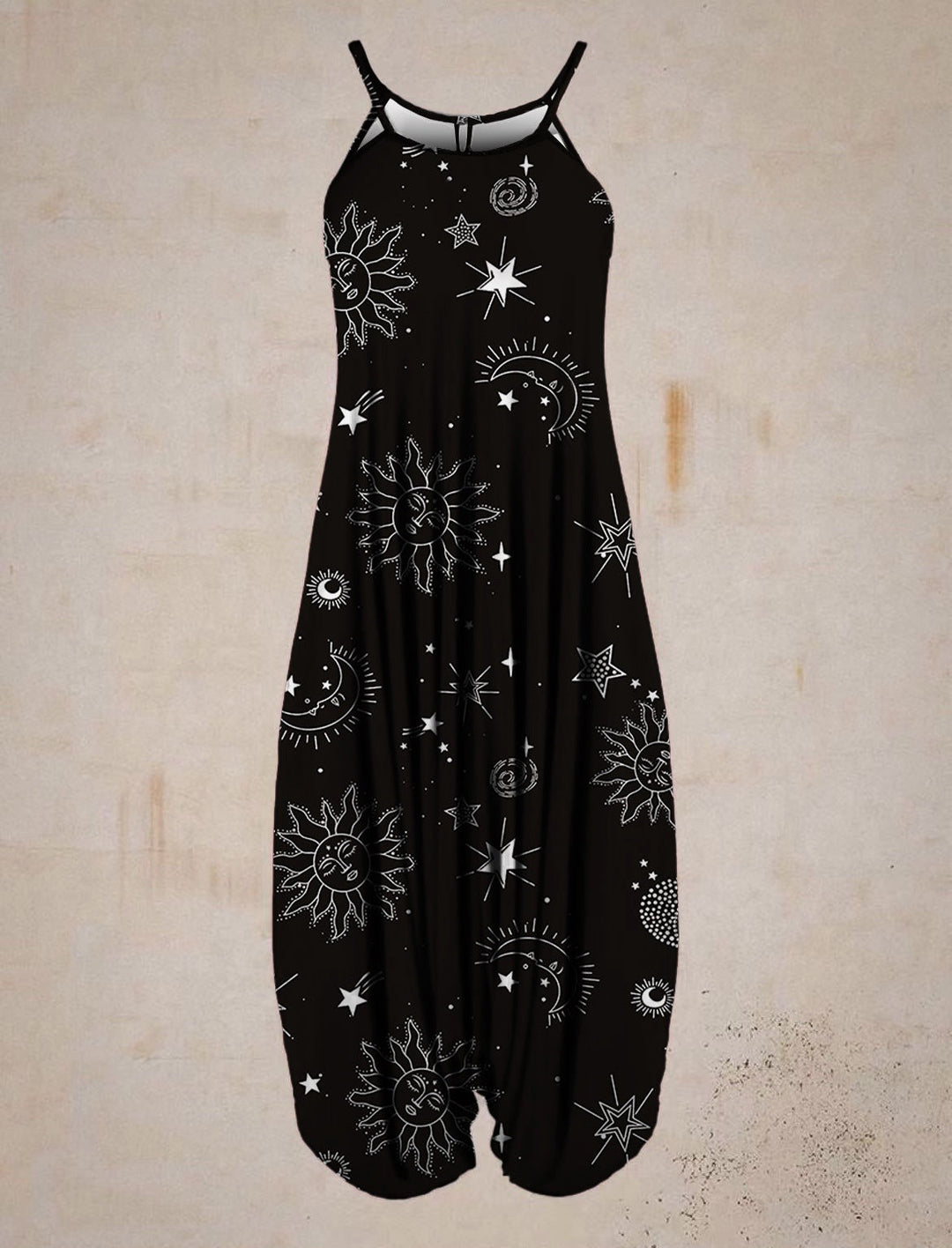 Damen Jumpsuit mit astrologischem Print Nord Taschen