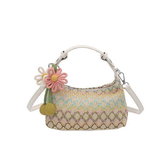 Damen kreative Beuteltasche mit floralen Akzenten Nord Taschen