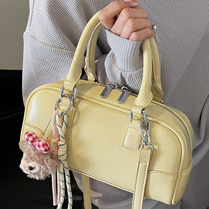 Damen elegante Handtasche im modernen Talkum-Look Nord Taschen