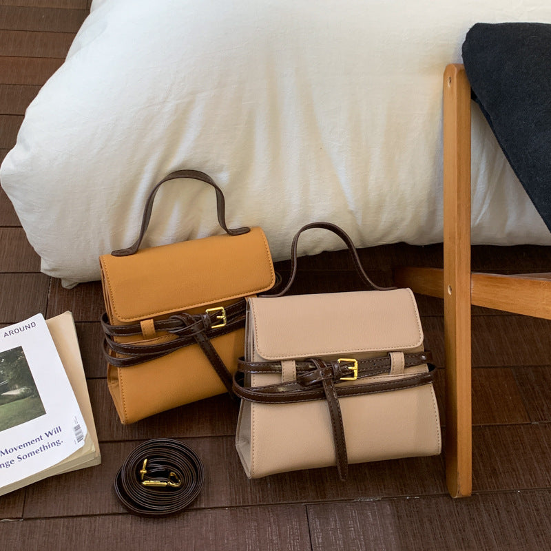 Damen Handtasche mit abnehmbarem Schultergurt und elegantem Gürtel Nord Taschen