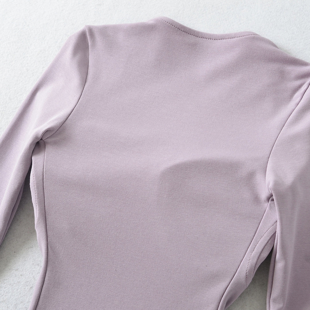 Damen Figurbetontes Midikleid mit eingenähten Cups, weitem Quadrat-Ausschnitt und Raffung Nord Taschen