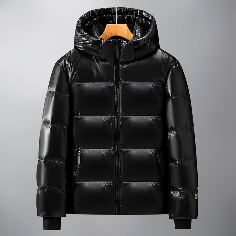Unisex Glänzender Steppparka mit metallic‑Innenfutter und Tragegurten Nord Taschen