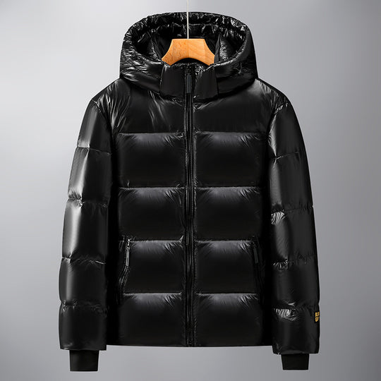 Unisex Glänzender Steppparka mit metallic‑Innenfutter und Tragegurten Nord Taschen