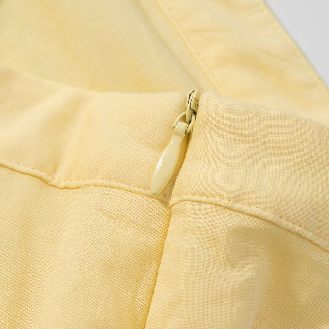 Damen Fließender A-Linien‑Maxirock mit feinen Kellerfalten und hoher Taille Nord Taschen