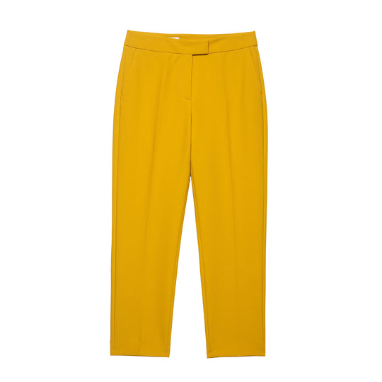 Damen Hochtaillierte tapered Anzughose mit Bügelfalte Nord Taschen