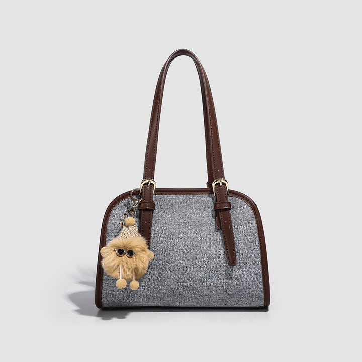 Damen Handtasche mit verspieltem Tiermotiv und praktischer Innenaufteilung Nord Taschen