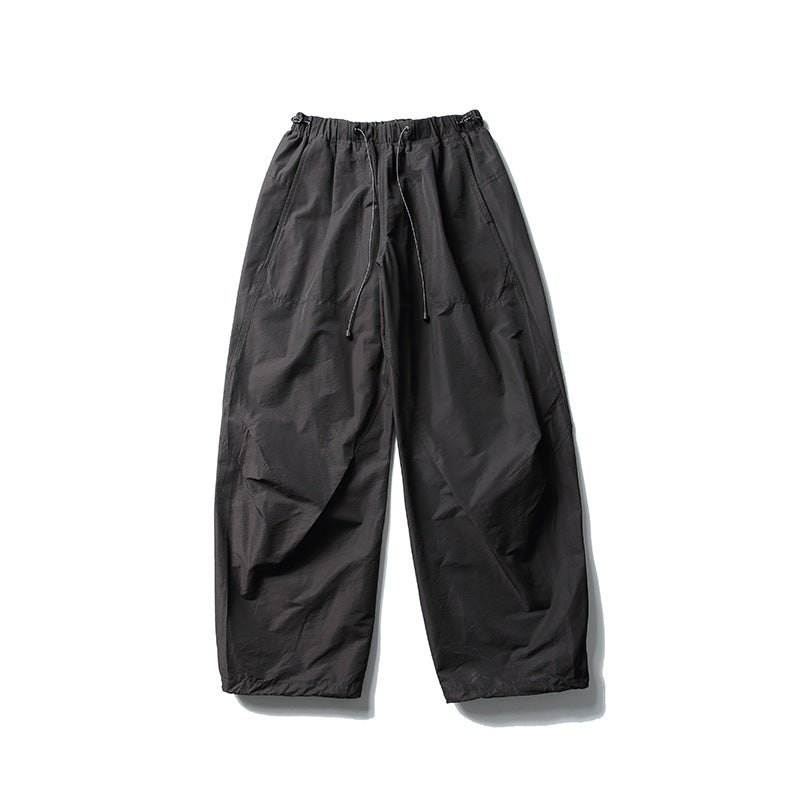 Unisex Weite Ripstop-Hose im Balloon‑Schnitt mit Tunnelzugbund und Utility‑Taschen Nord Taschen