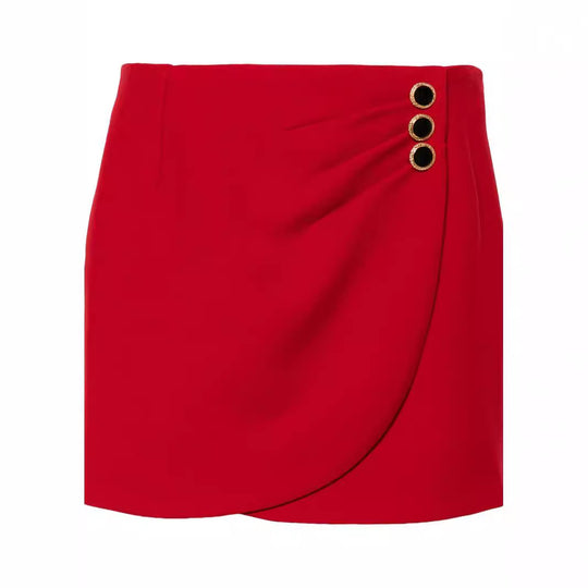 Damen Tailliertes Blazerkleid-Set mit V‑Ausschnitt und asymmetrischer Ösenverzierung Nord Taschen