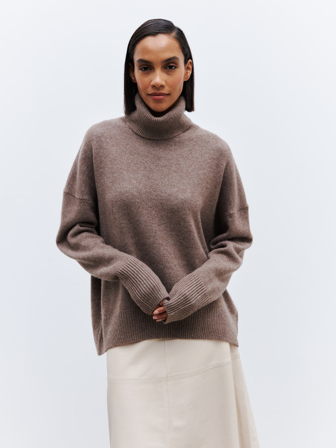 Damen Turtleneck-Pullover Nord Taschen